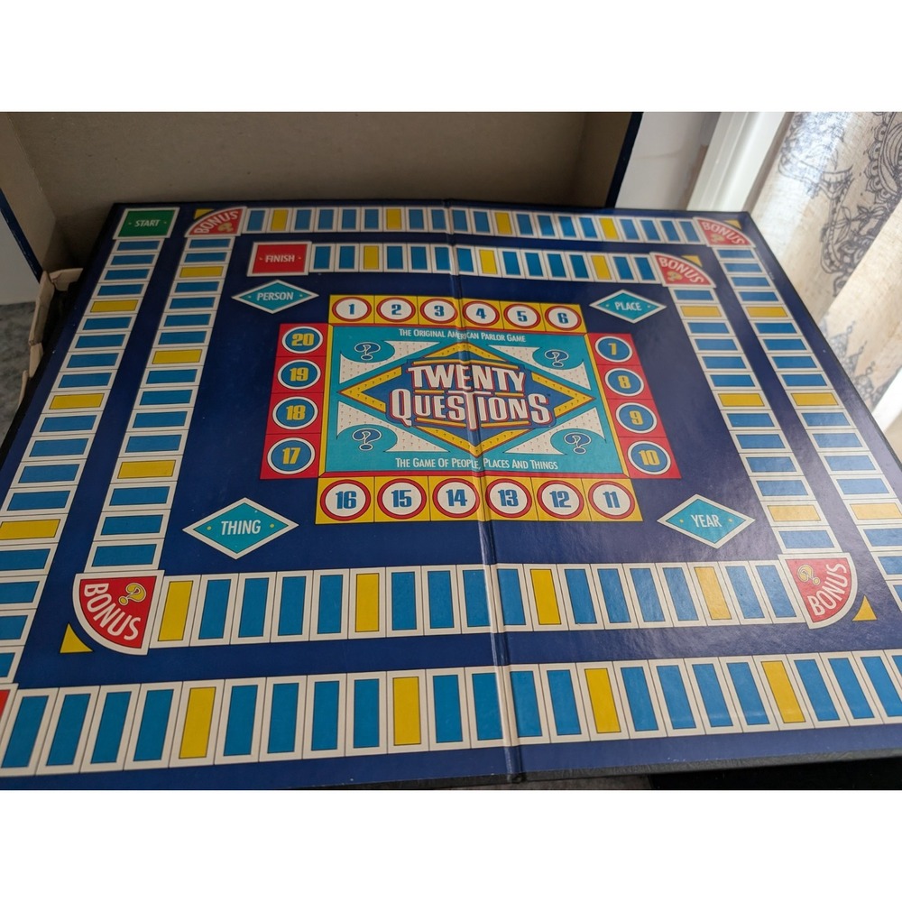 Vintage 1988 Twenty Questions The Original American Parlor‎ Game Incomplete
